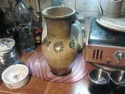 Антиквариат. Глиняная ваза.
